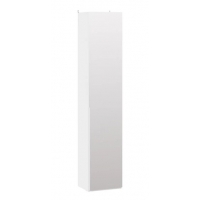 Шкаф для белья Порто 580 с 1 зеркальной дверью (Белый Жемчуг)